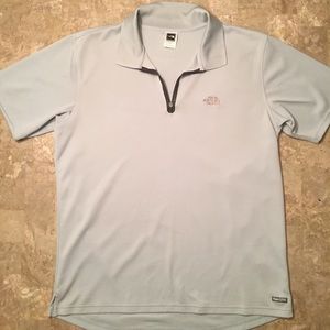 The North Face light gray polo
